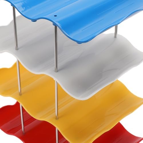 Headerbs Wave Shaped Water Bottle Organizer, 4-Tier Stackable