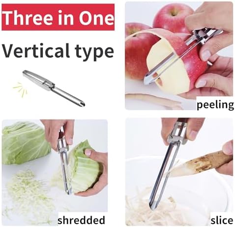 Stainless Steel Peeler Long Vegetable Peeler 8.5 inch