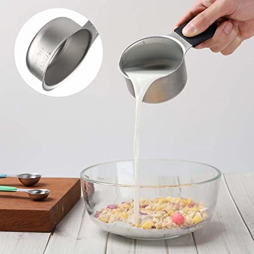 Magnetic Measuring Cups and Spoons Set Stainless Steel Measuring