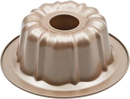 4.5'' Mini Cake Pan for Baking, Carbon Steel Kugelhopf Cake Mold