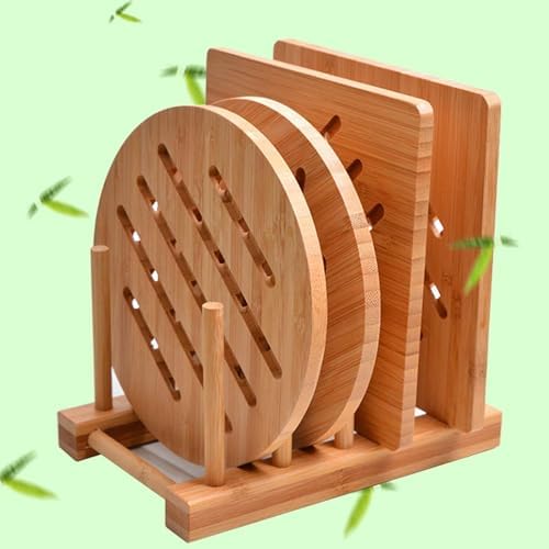 Bamboo Trivet Kitchen Bamboo Hot Pads Trivet Natural Bamboo Trivet Mat