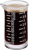 Ackers Shot Glass Etching Scale Measuring Cup 4 Ounce/120ML Liquid
