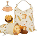 2 Pack Beeswax Bread Bags, XL 13x17in