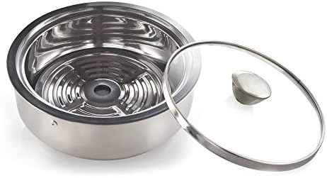 Borosil Stainless Steel Insulated Roti Server, 1.1 litres, Silver