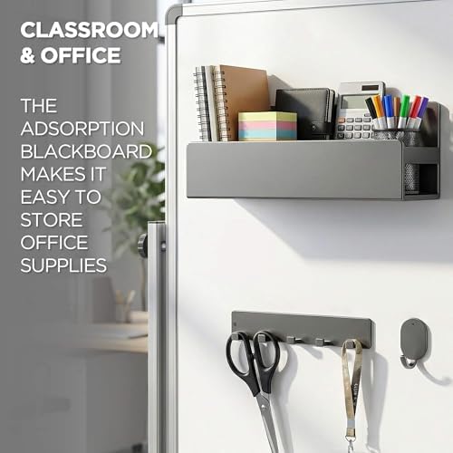 4 Pack Magnetic Shelf with Hooks for Kitchen and Laundry