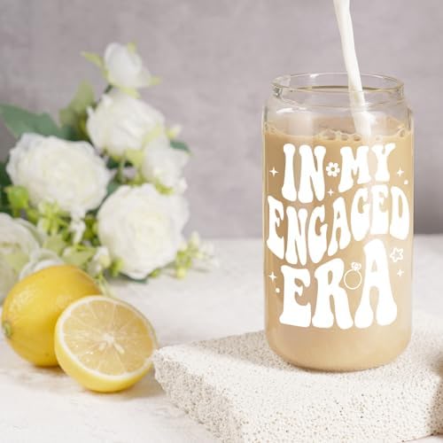Coolife 16 oz Engaged Era Cup, Engagement Gifts for Women Her Fiance