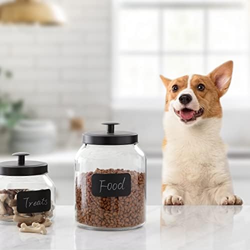 Hyperspace Clear Glass Kitchen Canister Set, Cookie Jar, Food Storage