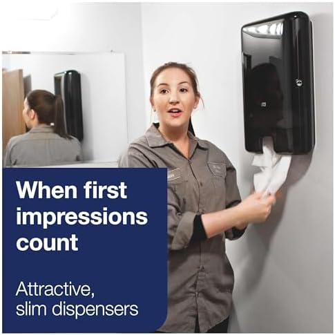 Tork Xpress H2 Multifold Hand Towel Dispenser, Black