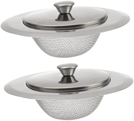 Stainless Steel Sink Strainer with Cover, Stopper, Drain Filter