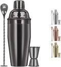 Large 24oz Cocktail Shaker Set, Stainless Steel 18/8 Martini Mixer