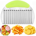 JAYVAR Large Crinkle Cutter French Fry Cutter