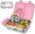 Stainless Steel Bento Box Kids Adult with 8oz Soup Thermo, 3