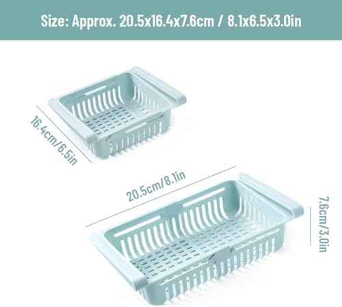 Refrigerator Drawers, Fridge Organizer Stackable Refrigerator