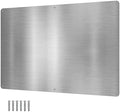 17.5inchX11.5inch Stainless Steel Plate for Magnets, Silver