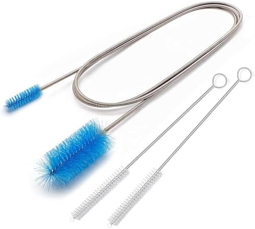 67" Flexible Drain Brush Set, Double Ended Long Hose Pipe Cleaner with
