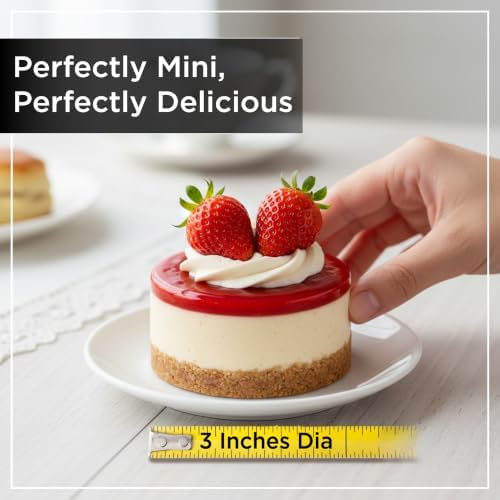 Wrenbury Pro Mini Cheesecake Pan - Nonstick Carbon Steel, Removable
