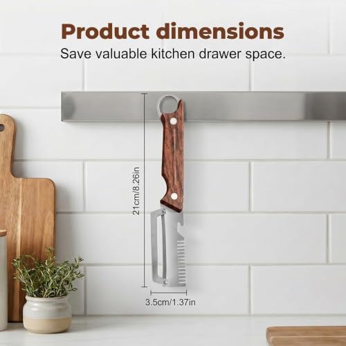 Thickened Fruit Peeler Knife Shredding Peeler,All-in-one Stainless
