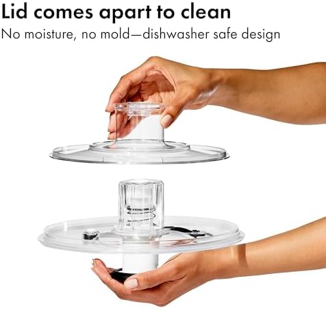 OXO Good Grips Small Salad & Herb Spinner, Vegetable Washer with