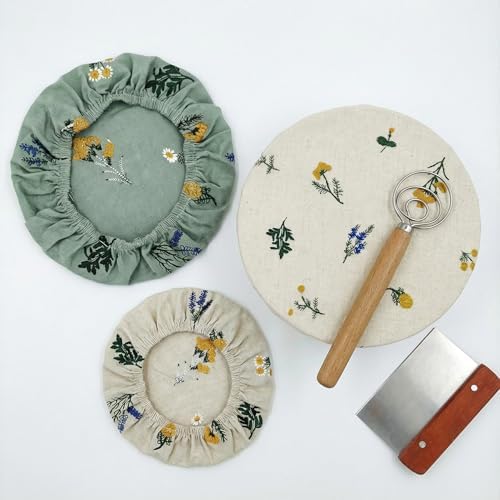 Reusable Bowl Covers, Set of 4, Sage Green