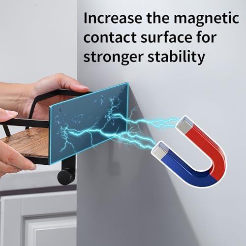 2-Pack Magnetic Paper Towel Holder with Shelf