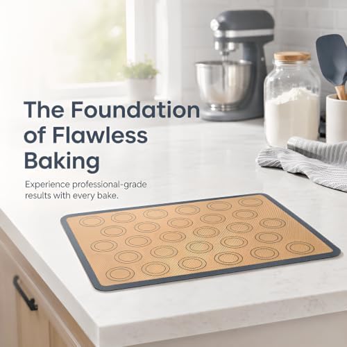 ACNTENY Silicone Baking Mat, Nonstick Oven Liner, 29.5 x 42 cm