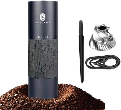 Electric Stainless Steel Burr Coffee Grinder, Gray