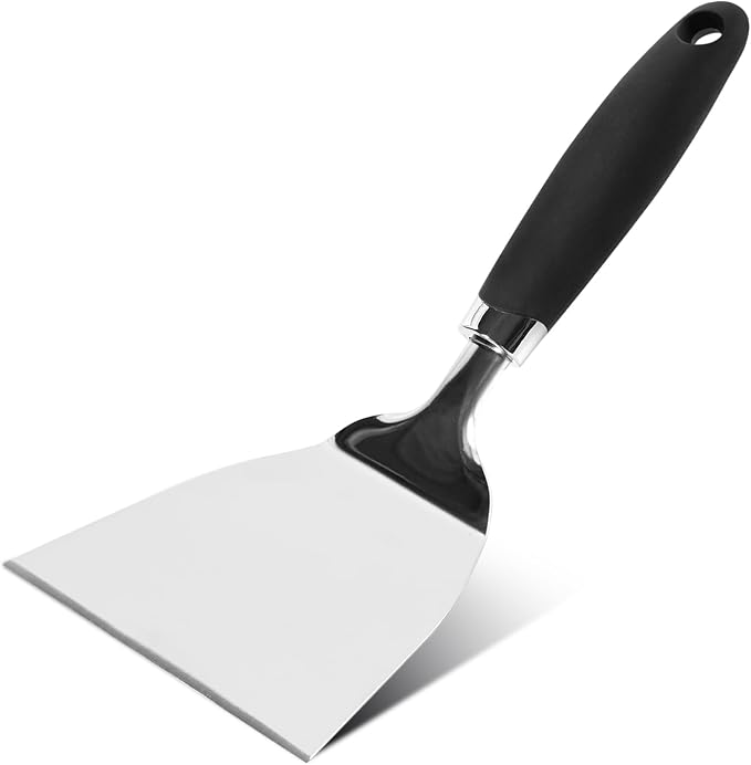 Professional Wide Turner 9.5 Inch Stainless Steel Spatula by JXWING