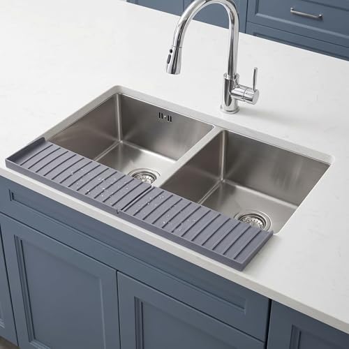 Sink Edge Protector with Suction Cups - 4 x 30 Silicone Sink Splash