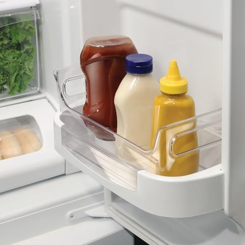iDesign Plastic Condiment Organizer with Handles, Set of 2, Clear