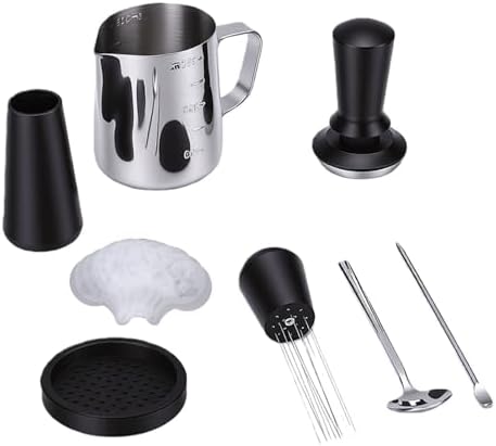 Jiawu Coffee Tamper Accessories Kit, 51mm Adjustable Stainless Steel
