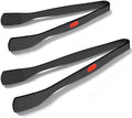 Beijiyi Silicone Kitchen Tongs, 9" & 12", Black