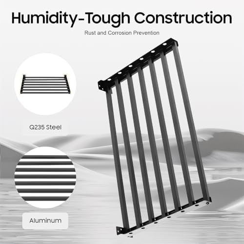 23.6 x 13.8 Inch Stainless Steel Microwave Wall Shelf