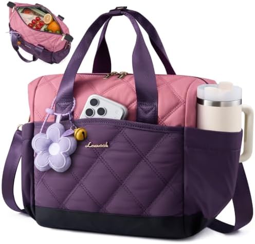 LOVEVOOK Insulated Lunch Bag, Large, Leakproof