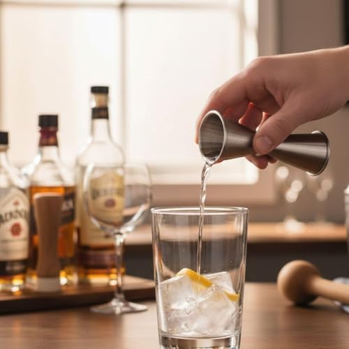 Soro Essentials- 1 oz / 1 1/4 oz Stainless Steel Japanese-Style Jigger