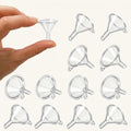 12-Pack Precision Mini Funnels, 6mm Narrow Spout, Essential Oils