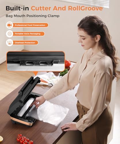 Commercial Vacuum Sealer Machine, 95KPa, Double Seal