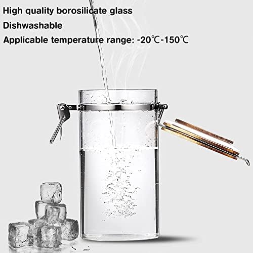Yangbaga Coffee Canister Set, 2pc 45oz Glass