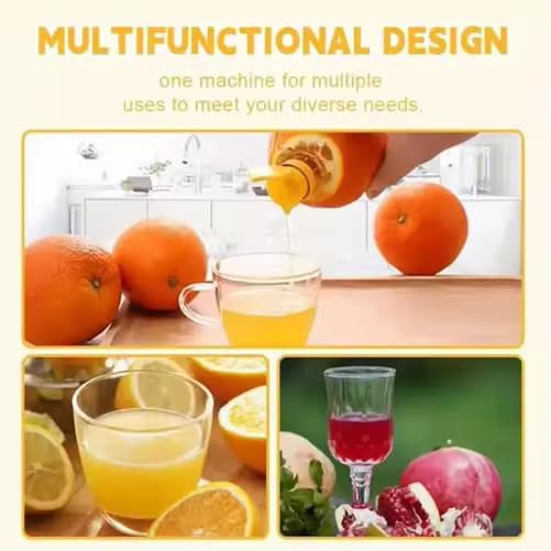 Lemon Squeezer, 2 PCS, Clear Plastic with Lid and Filter