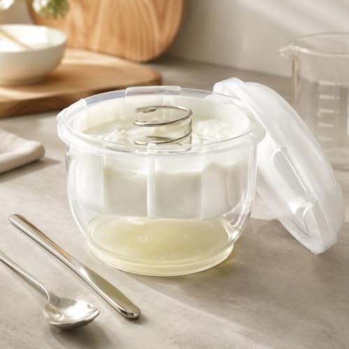 Greek Yogurt Strainer Set, 2 QT Yoghurt Filter with Ultra Fine Mesh
