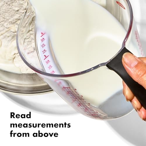 OXO Good Grips Angled Measuring Cups with Markings, Multi Size 3-Piece