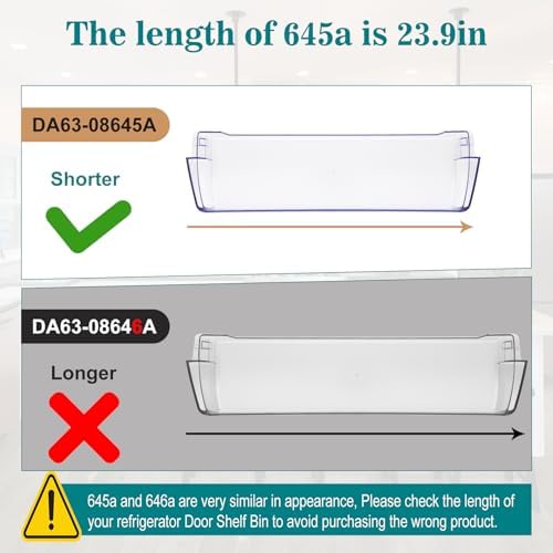 DA63-08645A Door Shelf Bin (OEM), RT18M6215SR Door Shelf 24 in