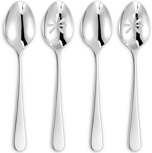 KEAWELL Premium Louise 4-Piece 9-Inch Serving Spoon Set