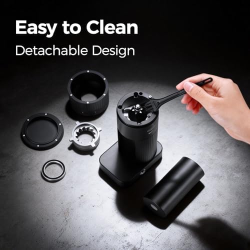 IKAPE Electric Coffee Grinder, 98 Grind Settings