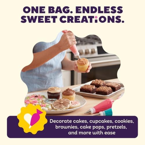 Wilton Disposable Decorating Bags, Piping Icing, 100-Count