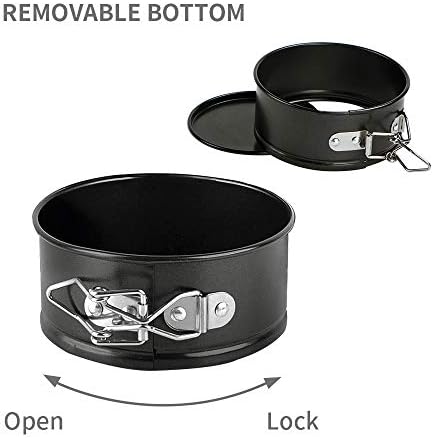 Webake 4.3 Inch Mini Springform Pan Set of 2 Pieces Cheesecake Pans