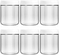 EONJOE 6-Pack 16 oz Glass Food Storage Jars with Lids