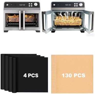 134PCS Air Fryer Liners Compatible with Ninja French Door Premier
