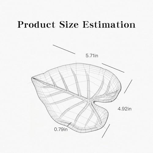 Leaf Spoon Rest, Leaf-shaped Ceramic Spoon Rest for Stove Top