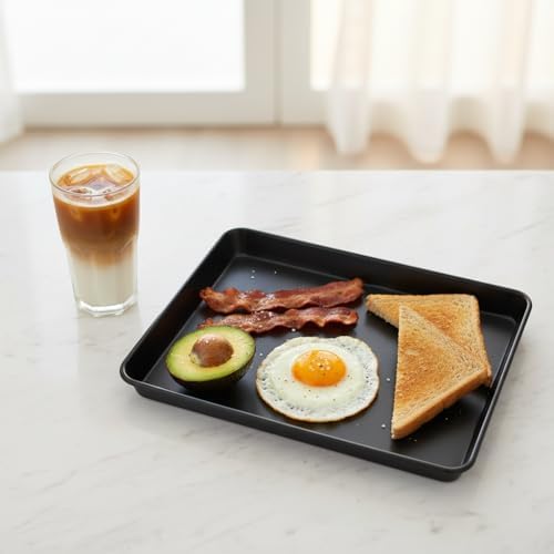 Bakeware Cookie Pan Set, Kitchen Oven Baking Pan Nonstick Carbon