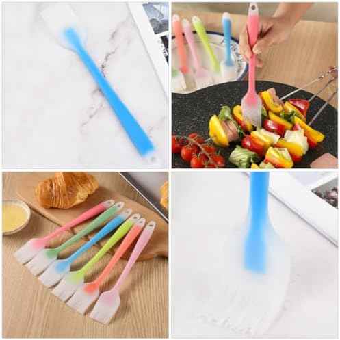 Sosoport 4pcs Silicone Barbecue Basting Brush Set, Heat Resistant Oil